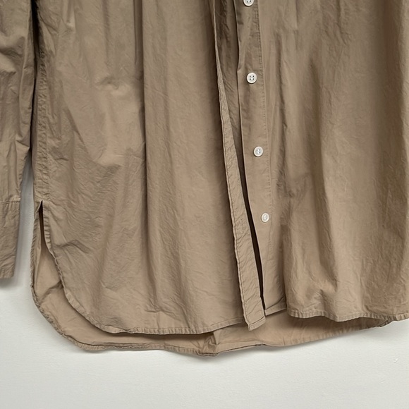 Banana Republic cotton shirt | Khaki - Picture 7 of 9